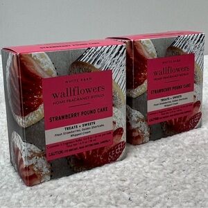 B&BW White Barn "Strawberry Pound Cake" Wallflowers Home Fragrance Refills